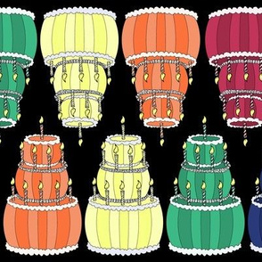 Rainbow of Cakes