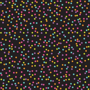 Geek Chapeau TINY DOTS BLACK