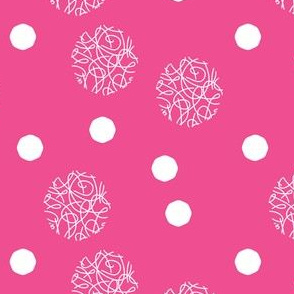 Geek Chapeau BIG DOTS PINK
