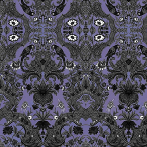 This Is Halloween! Haunted  House Damask ~ Large