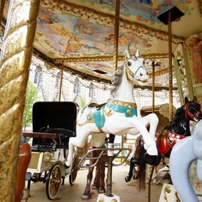White Horse on Carousel