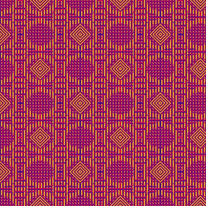 Stripes Interrupted in Mirror Repeat