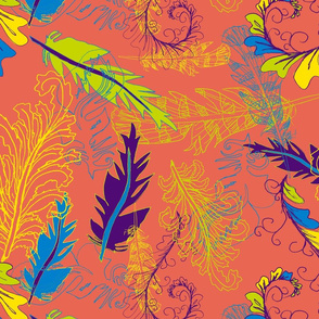 Amber's feathers
