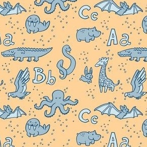 Animals at the Zoo Alphabet Pattern