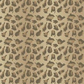 kitty cat leopard animal print - natural