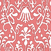 Medium Coral Ikat