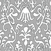 Cashmere Grey Ikat