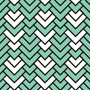 Mint Chevron