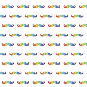 Rainbow Polka-stache