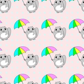 Momonga in the Raindrops PINK