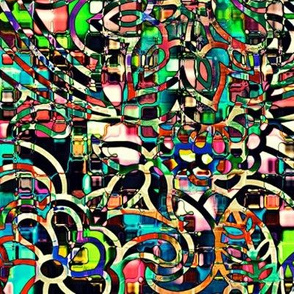 Abstract Damask