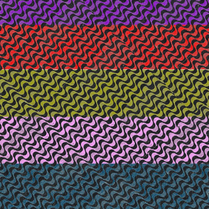 Copacabana Mosic Sidewalk Rainbow