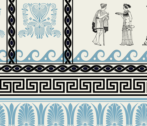 Ancient Greek Gods and Goddesses - lollyposh - Spoonflower