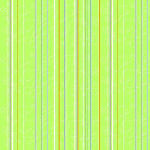 Daisy stripes - key lime