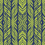 ikat peacock lime coordinate