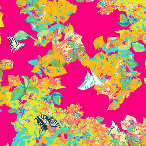 bougainvillea yellow pink