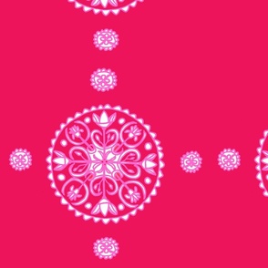 Pink Whimsical Lotus Mandala