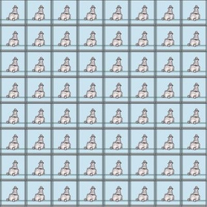 mini hippo plaid 