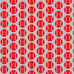 Small Half-Drop Red Tennis Balls