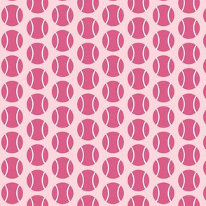 Small Half-Drop Dark Pink Tennis Balls