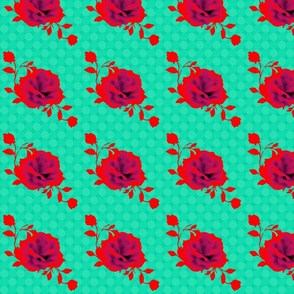 Rockabilly Roses Modern Floral