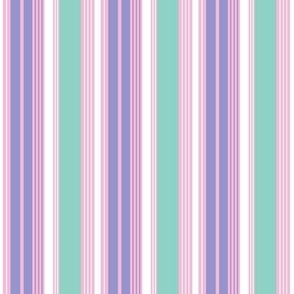 Woodland Stripe with lavender 