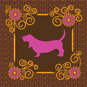 Samba Basset Pillows