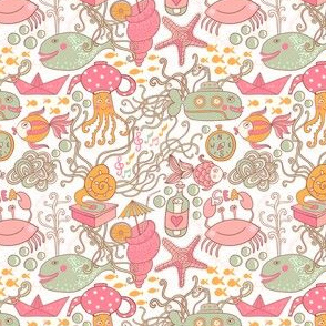 sea animals pattern