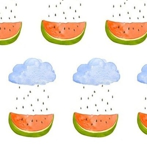 Watermelon Raindrops