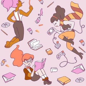 Geek Girls Pink