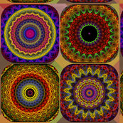 Colorful, Crocheted Quilt Pattern