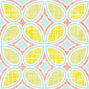 Mod Linen Petals Multi