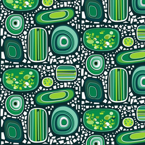 terrazzo - malachite jade