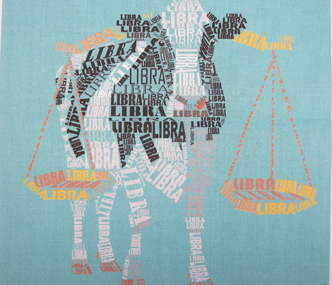 Libra the Cow Holding the Scales