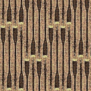 Oars - brown, ivory, pink