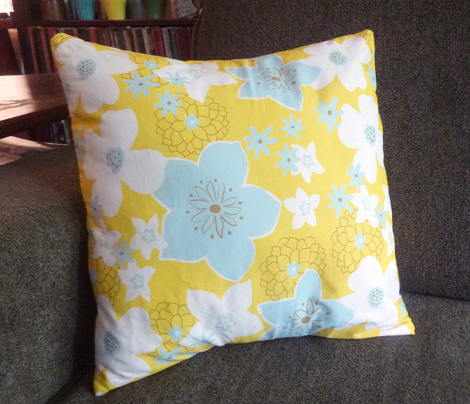 Mod Floral Yellow and Blue