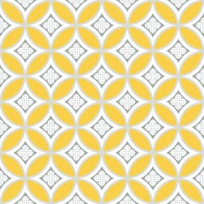mexican mod tile - sunny yellow