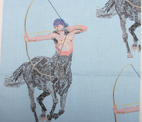 Sagittarius the Centaur Blue