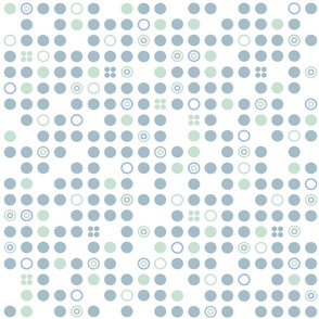 Raindots in Blue