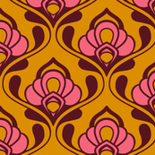 A Mod Nod to Nouveau: Warm Sugar