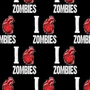 I love zombies -black