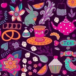 Tea time pattern