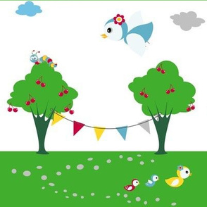 Summer Park Party! - Sweet Birds of Summer - Summer Party! - © PinkSodaPop 4ComputerHeaven.com