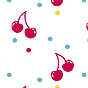 Cherry Cherry Dot! - Sweet Birds of Summer - Summer Party - © PinkSodaPop 4ComputerHeaven.com