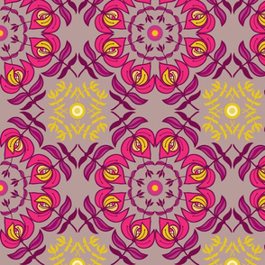 Floral hand draw ornament 
