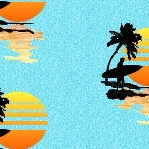 Surfing Sunrise