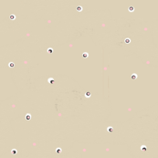 Cream Cappuccino with tiny dots