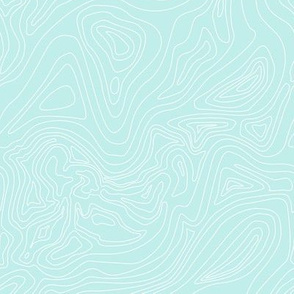 Ocean depth map blue - mini scale