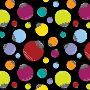 Holly Jolly Balls {Black}