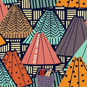 Faire Du Camping Batik